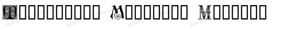 Ornamental Initials G字体转换
